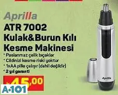 APRİLLA KULAK&BURUN KILI KESME MAKİNESİ APRİLLA KULAK&BURUN KILI KESME MAKİNESİ